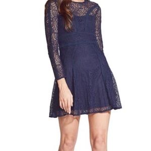NWT Bardot Tiana Lace Long Sleeve Minidress